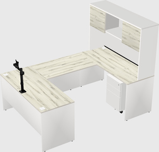 U-shaped desk