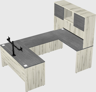 U-shaped desk