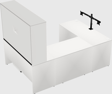 U-shaped desk