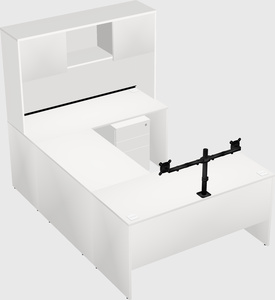U-shaped desk