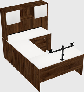 U-shaped desk