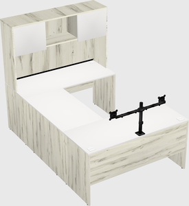 U-shaped desk