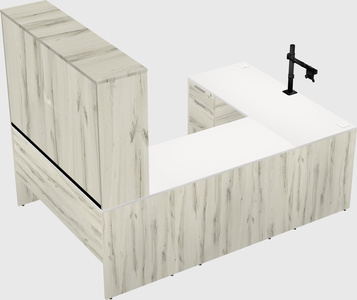 U-shaped desk