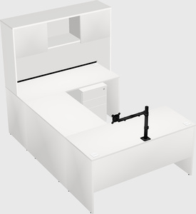 U-shaped desk