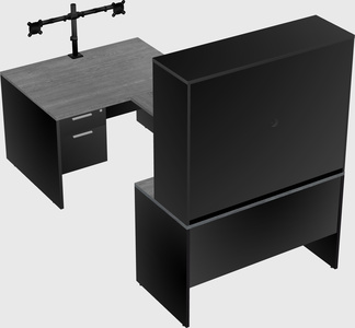 U-shaped desk
