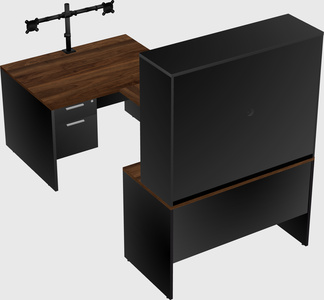 U-shaped desk