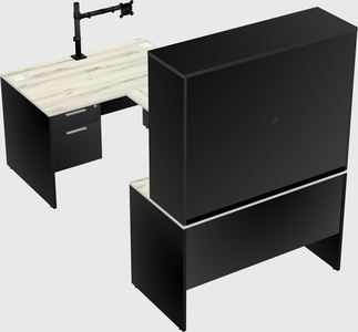 U-shaped desk