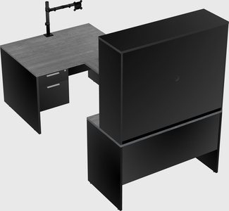 U-shaped desk
