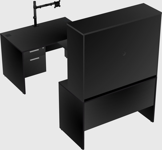 U-shaped desk