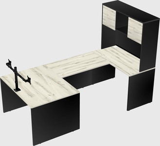 U-shaped desk