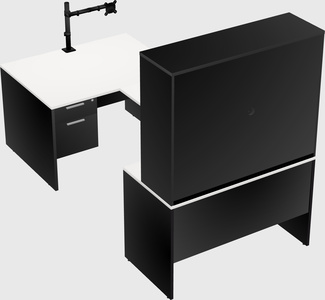 U-shaped desk