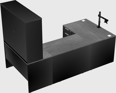 U-shaped desk