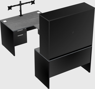 U-shaped desk