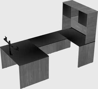 U-shaped desk