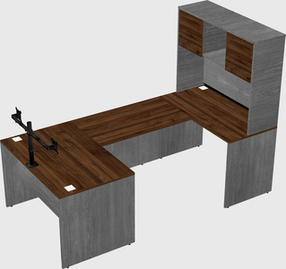 U-shaped desk