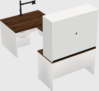 U-shaped desk