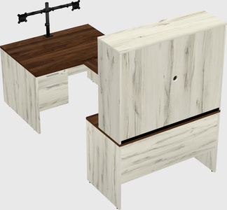 U-shaped desk