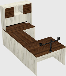 U-shaped desk