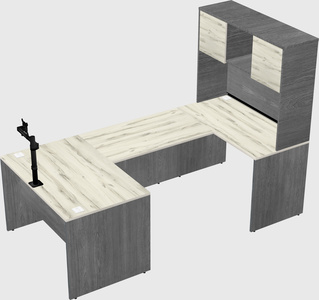 U-shaped desk