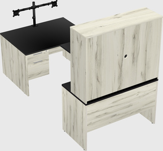 U-shaped desk