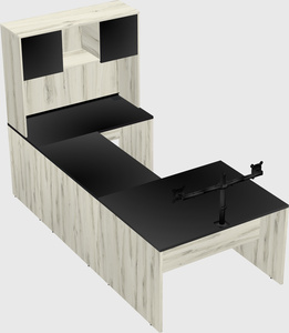 U-shaped desk