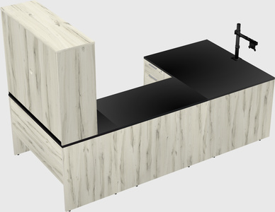 U-shaped desk