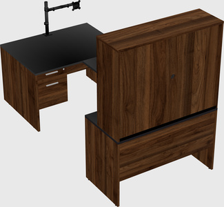 U-shaped desk