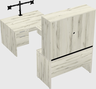U-shaped desk