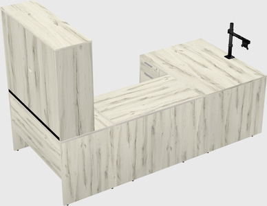 U-shaped desk
