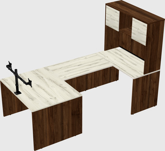 U-shaped desk
