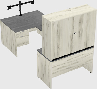 U-shaped desk