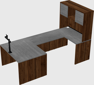 U-shaped desk