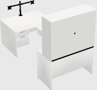 U-shaped desk