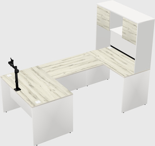 U-shaped desk