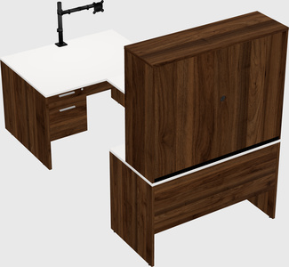 U-shaped desk