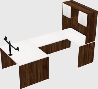 U-shaped desk