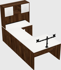 U-shaped desk