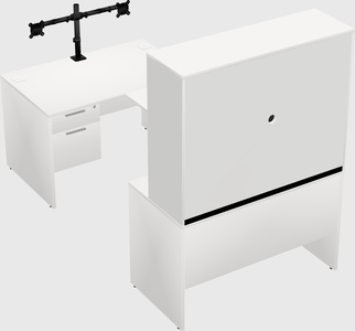 U-shaped desk