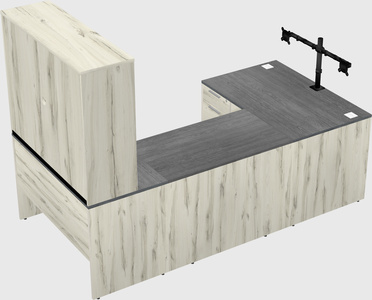 U-shaped desk