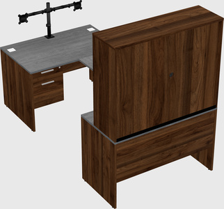 U-shaped desk