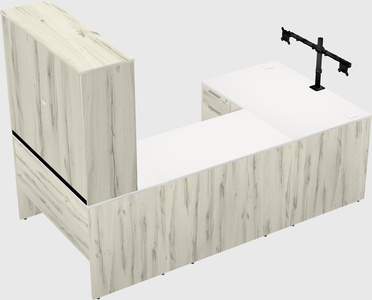 U-shaped desk