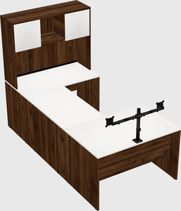 U-shaped desk