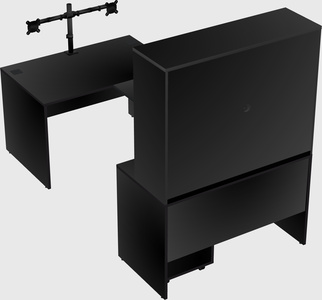 U-shaped desk