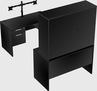 U-shaped desk