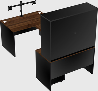 U-shaped desk