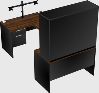 U-shaped desk