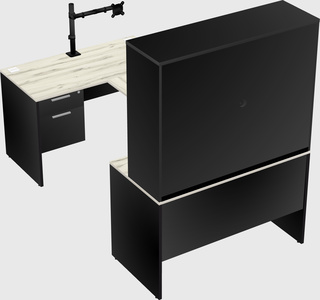 U-shaped desk