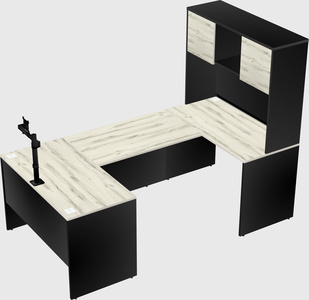 U-shaped desk