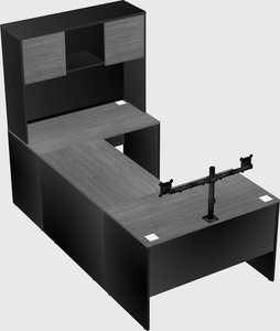 U-shaped desk