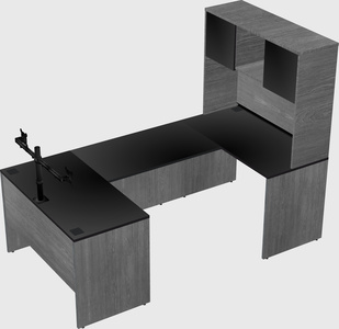 U-shaped desk